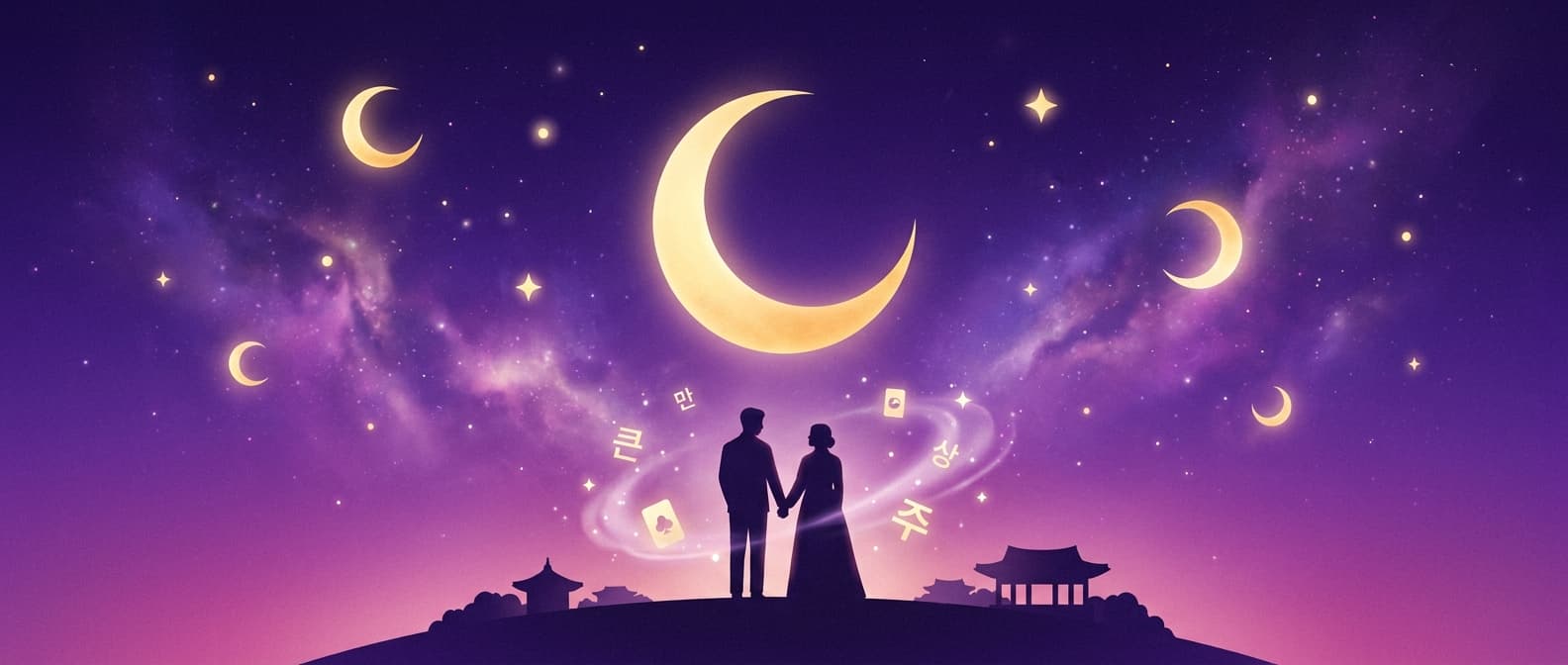서아 사주 — 별빛 아래 두 사람의 인연